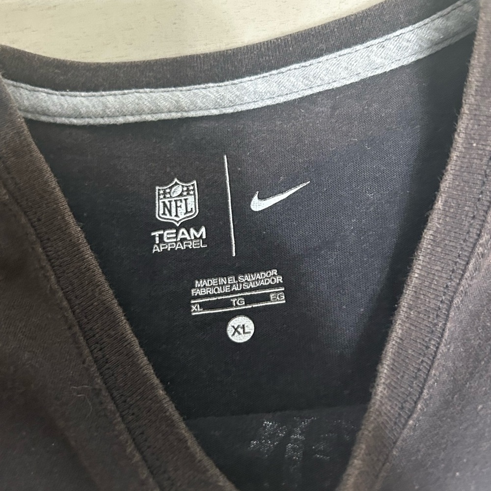 NFL Cincinnati bengals women’s Nike just do it xl black shirt - Picture 4 of 5